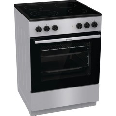 Gorenje GEC6A41SC Κουζίνα 71lt με Κεραμικές Εστίες Π60εκ. Inox